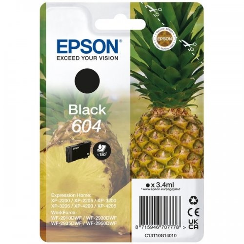 Epson Epson 604 (C13T10G14010) ink black 150 pages (original)