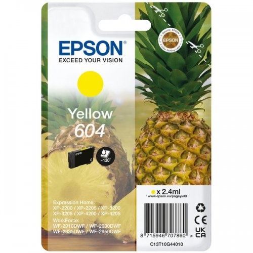 Epson Epson 604 (C13T10G44010) ink yellow 130 pages (original)