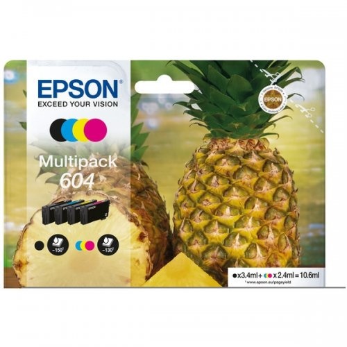 Epson Epson 604 (C13T10G64010) ink c/m/y/bk 1x150/3x130 (original)