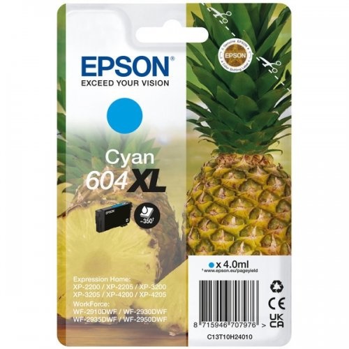 Epson Epson 604XL (C13T10H24010) ink cyan 350 pages (original)