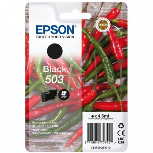 Epson Epson 503 (C13T09Q14010) ink black 210 pages (original)