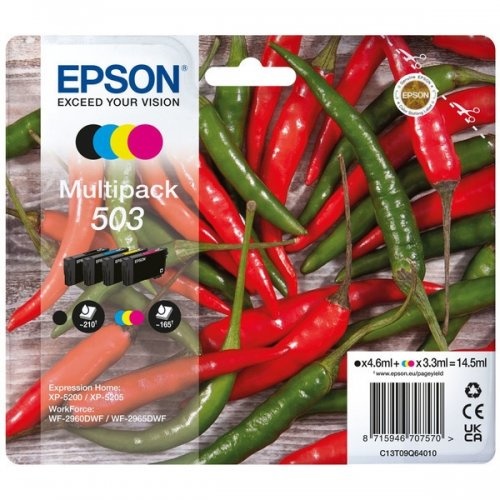 Epson Epson 503 (C13T09Q64010) ink m-pack 1x210/3x165p (original)