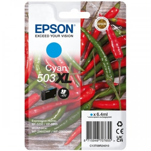 Epson Epson 503XL (C13T09R24010) ink cyan 470 pages (original)