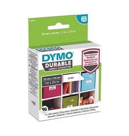 Dymo Dymo duurzame etiketten LabelWriter ft 25 x 54 mm, 160 etiketten
