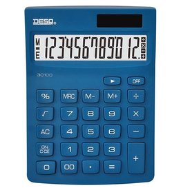 Desq Desq bureaurekenmachine New Generation Compact 30100, donkerblauw