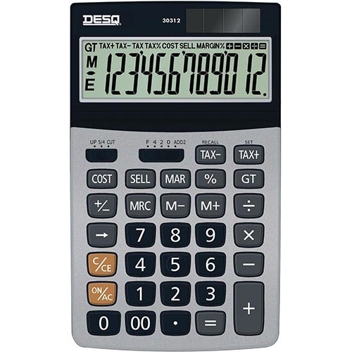 Desq Desq bureaurekenmachine Business Classy Large 30312, zilver