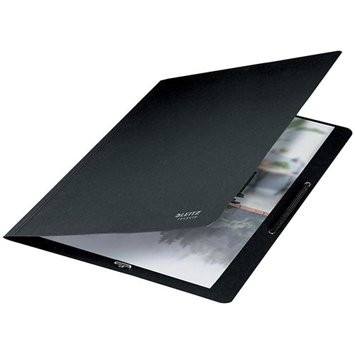 Leitz Leitz Recycle elastomap zonder kleppen, uit karton, ft A4, zwart