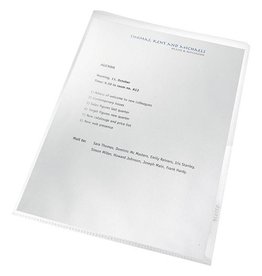 Leitz Leitz Recycle L-map, ft A4, gerecycleerd PP van 140 micron, transparant, doos van 25 stuks
