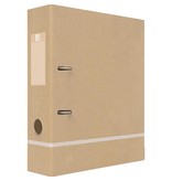 Oxford Oxford Touareg ordner, uit karton, ft A4, rug van 8 cm, naturel en wit