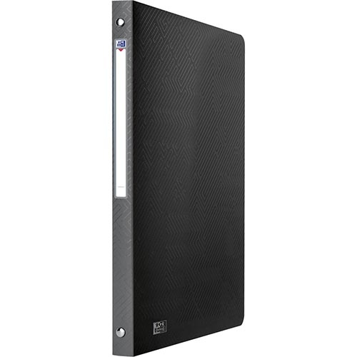 Oxford Oxford Urban ringmap, ft A4, uit PP, 4 O-ringen van 15 mm, rug van 2 cm, zwart