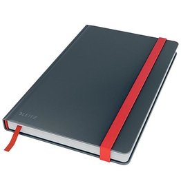 Leitz Leitz Cosy notitieboek met harde kaft, voor ft A5, gelijnd, grijs