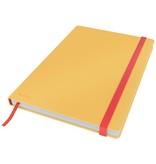Leitz Leitz Cosy notitieboek met harde voor ft B5, geruit, geel