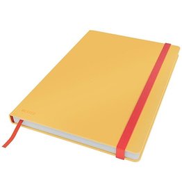Leitz Leitz Cosy notitieboek met harde kaft, B5, gelijnd, geel