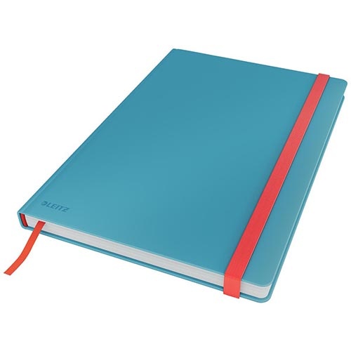 Leitz Leitz Cosy notitieboek met harde kaft, voor ft B5, gelijnd, blauw