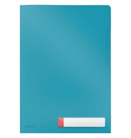 Leitz Leitz Cosy L-map, ft A4,  PP van 200 micron, ondoorzichtig, blauw