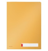 Leitz Leitz Cosy L-map met tabbladen, 3 compartimenten, ft A4,  PP van 200 micron, ondoorzichtig, geel