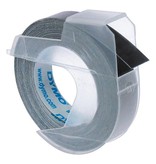 Dymo Dymo tape 9 mm voor lettertang Omega, zwart