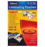 Fellowes Fellowes lamineerhoes Capture125 ft 54 x 86 mm, 250 micron (2 x 125 micron), pak van 100 stuks