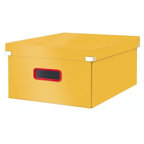 Leitz Leitz Cosy Click & Store grote opbergdoos, geel