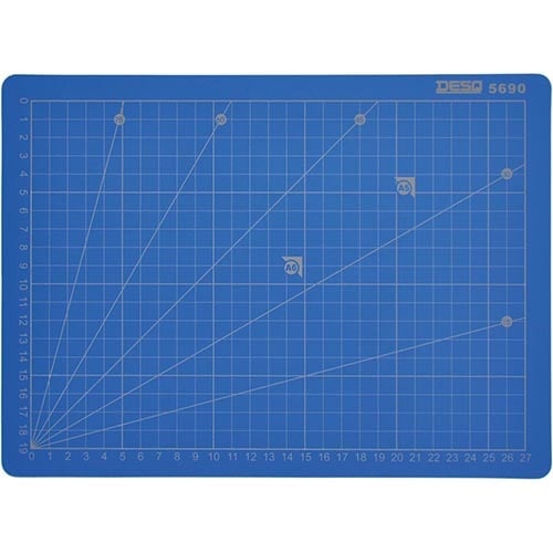 Desq Desq Professionele snijmat, 5-laags, blauw, ft 22 x 30 cm
