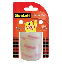 Scotch Scotch Crystal Tape 19Mm X 15M [1st]