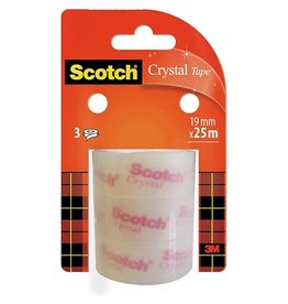 Scotch Crystal Tape 19Mmx25M Vull 3X [1st]