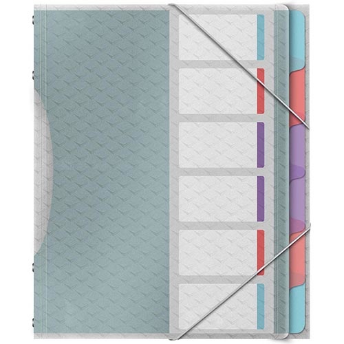 Esselte Esselte Colour'Breeze sorteermap, PP, ft A4, 6 tabs, assorti