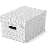 Esselte Esselte Home opbergdoos, 26,5 x 36,5 x 20,5 cm, wit, 3 st.