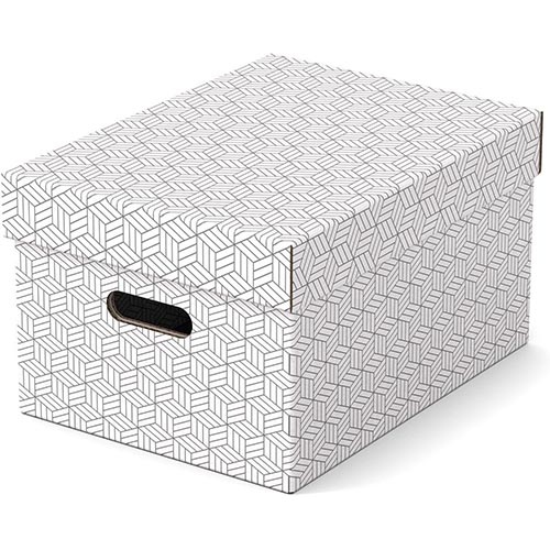 Esselte Esselte Home opbergdoos, 26,5 x 36,5 x 20,5 cm, wit, 3 st.