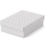 Esselte Esselte Home opberg- en geschenkdoos,  ft 26,5 x 36 x 10 cm, wit, pak van 3 stuks