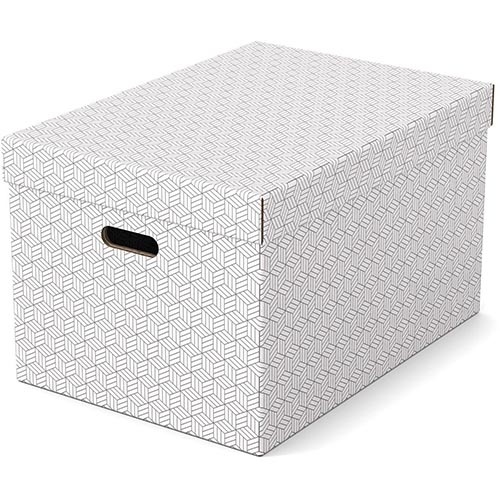 Esselte Esselte Home opbergdoos,  ft 35,5 x 51 x 30,5 cm, wit, 3 st.