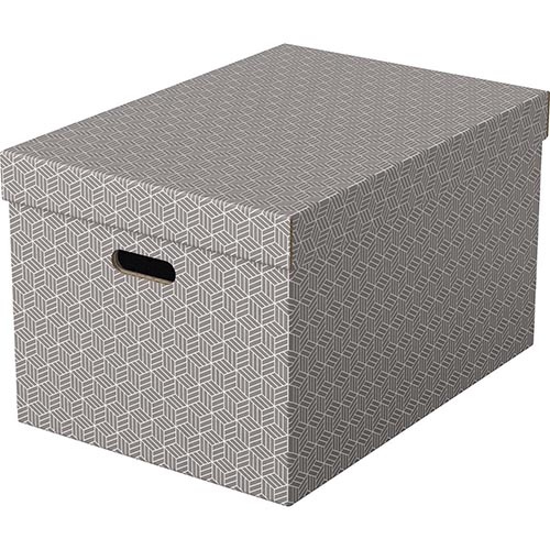 Esselte Esselte Home opbergdoos, 35,5 x 51 x 30,5 cm, grijs, 3 st.