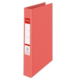 Esselte Esselte Colour'Breeze ringmap, 2 ringen, PP, ft A4, met harde kaft, koraal