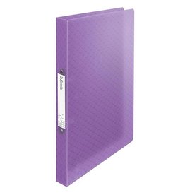 Esselte Esselte Colour'Breeze ringmap, 2 ringen, PP, ft A4, met soepele kaft, lavendel
