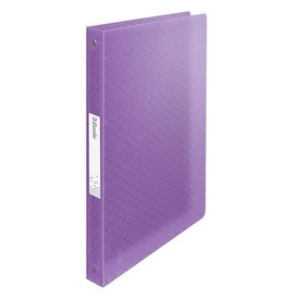 Esselte Esselte Colour'Breeze ringmap, 4 ringen, PP, ft A4, met soepele kaft, lavendel