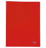 Pergamy Pergamy showalbum, voor A4, met 40 transparante tassen, rood