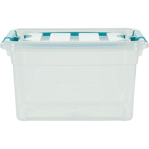 Whitefurze Whitefurze Carry Box opbergdoos 13 liter, transparant