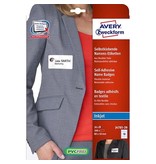 Avery Zweckform AVERY zelfklevende badge ft 80 x 50 mm, doos van 200 stuks, wit