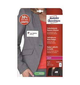 Avery Zweckform AVERY zelfklevende badge ft 88,9 x 31 mm, 320 st., wit