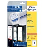 Avery Zweckform Avery Zweckform L6061-25 ordnerrugetiketten ft 19,2 x 5,9 cm (b x h), 120 etiketten, wit