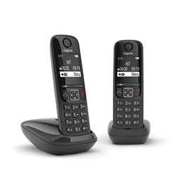 Gigaset Gigaset AS690 Duo DECT draadloze telefoon, zwart