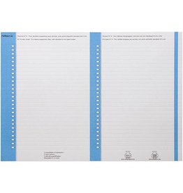 Elba Elba ruiterstrook type 8, vel met 2x27 etiketten, pak van 270 etiketten, blauw