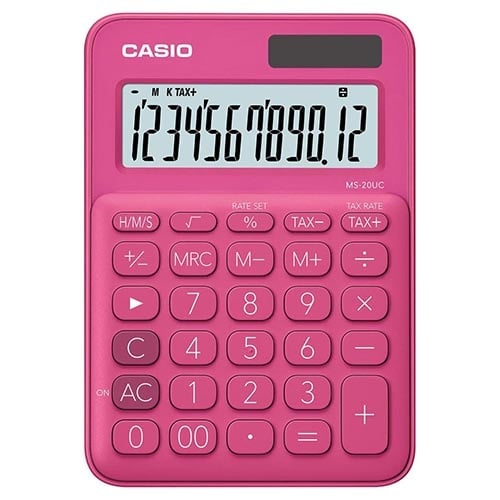 Casio Casio bureaurekenmachine MS-20UC, rood