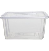 Whitefurze Whitefurze Stack & Store Mini opbergdoos 5 liter zonder deksel, transparant