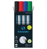 Schneider Schneider Maxx 290 whiteboardmarker, 3 + 1 gratis, assorti