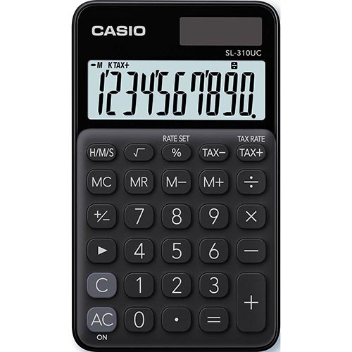 Casio Casio zakrekenmachine SL-310UC, zwart