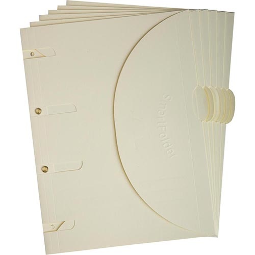 Tarifold collection Tarifold smartfolder, geperforeerde showtas, A4, 6 st. beige