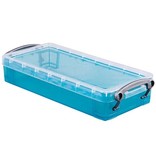 Really Useful Box Really Useful Box 0,55 liter, transparant helblauw
