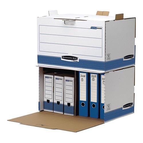 Bankers Box Bankers Box archiefdoos, formaat 54 x 32,5 x 37,5 cm, blauw