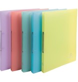 Exacompta Exacompta ringmap Chromaline ft A4, 2 ringen van 1,5 cm, geassorteerde pastelkleuren